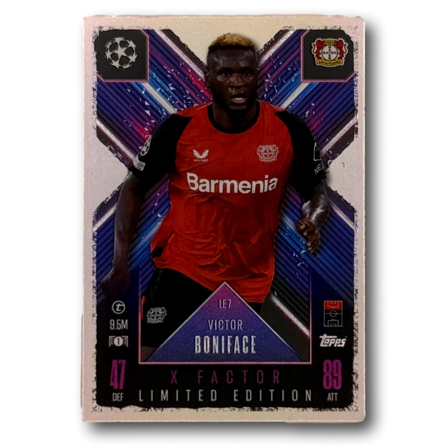 Topps Match Attax 2025/26 - X Factor Limited Edition - Victor Boniface