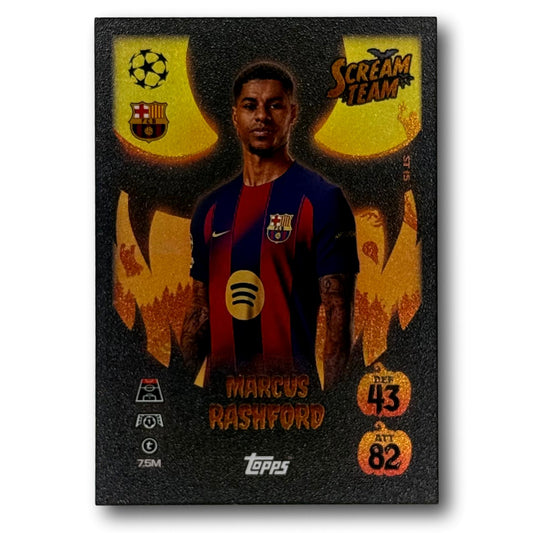 Topps Match Attax 2025/26 - Scream Team Limited Edition - Marcus Rashford