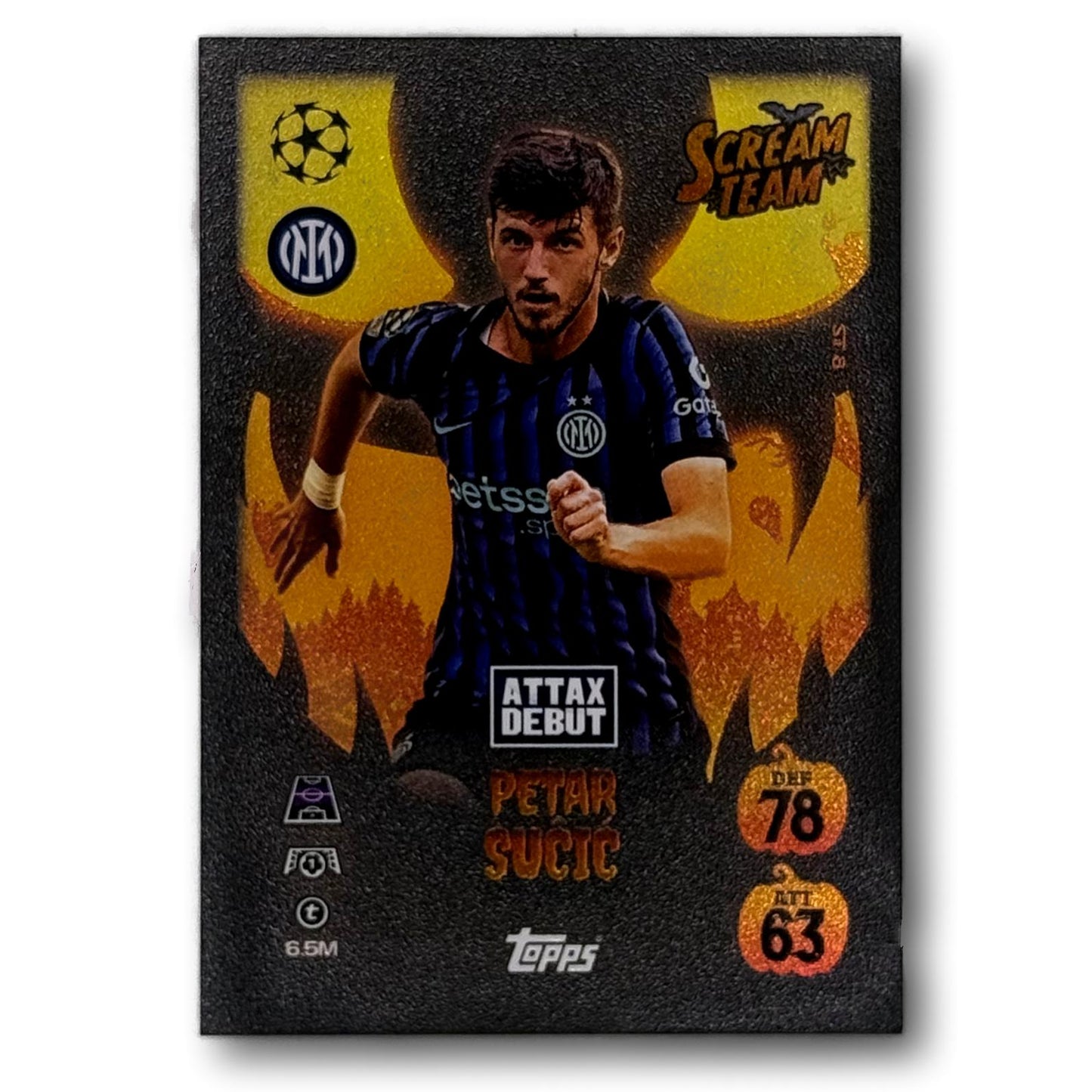 Topps Match Attax 2025/26 - Édition limitée Scream Team - Petar Sucić