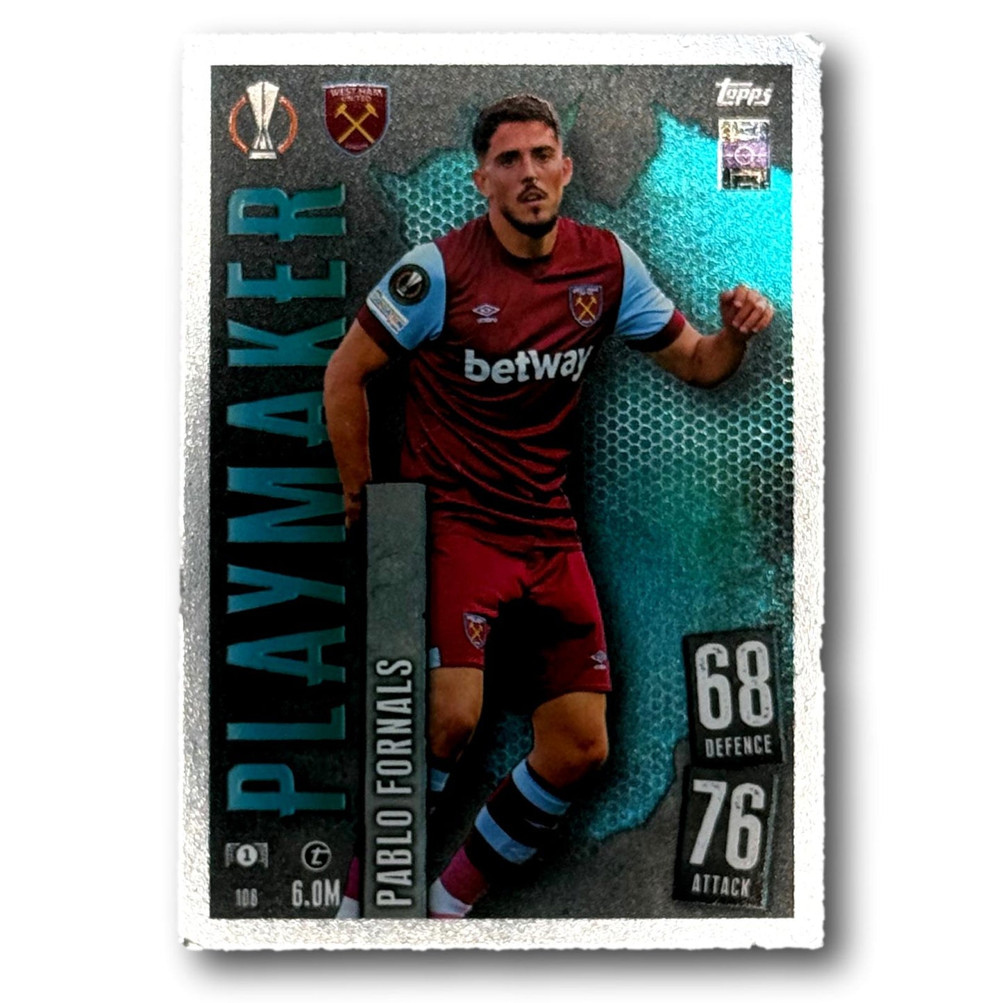 Topps Match Attax 2023/24 - Meneur de jeu - Pablo Fornals