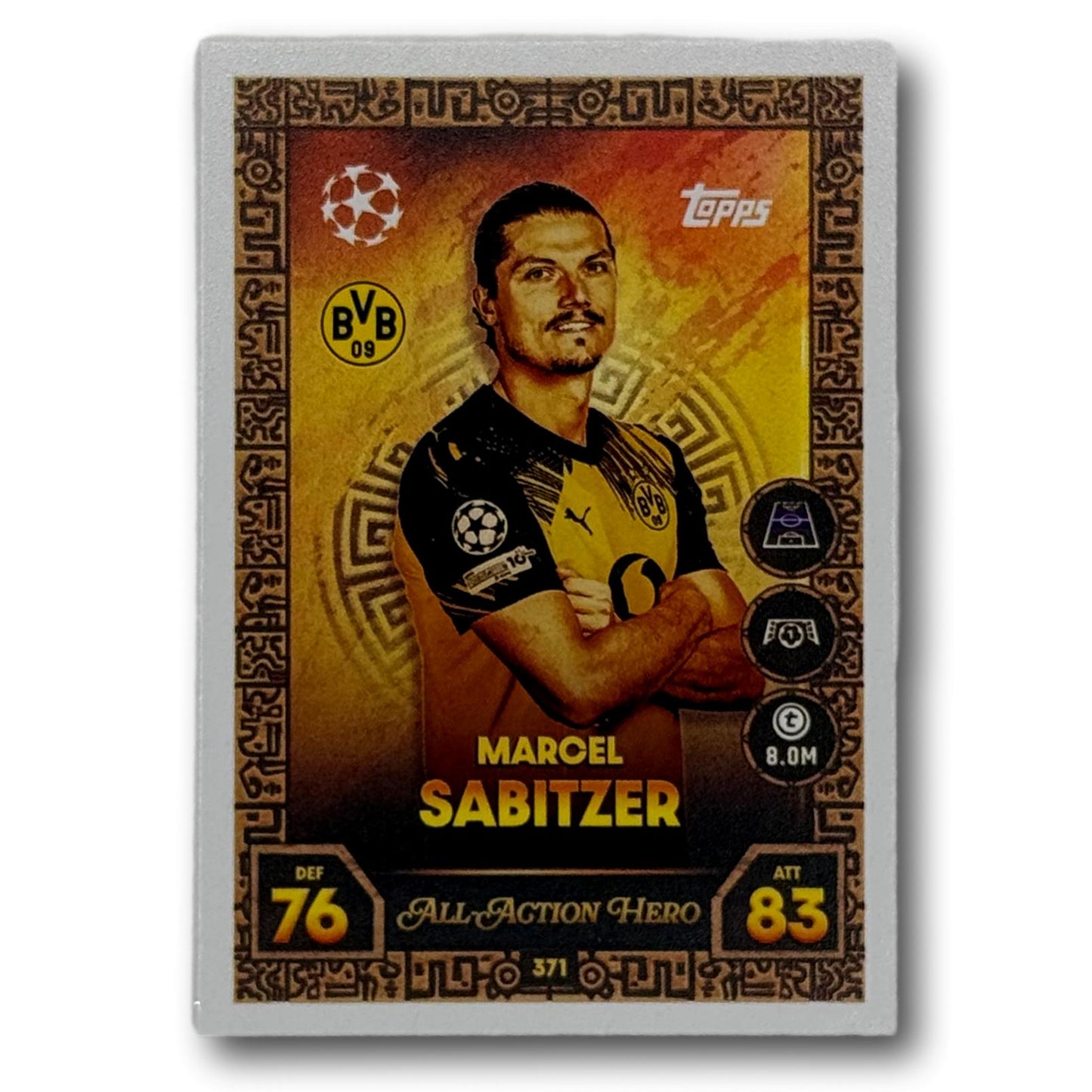Topps Match Attax 2025/26 - Héros de l'action - Marcel Sabitzer