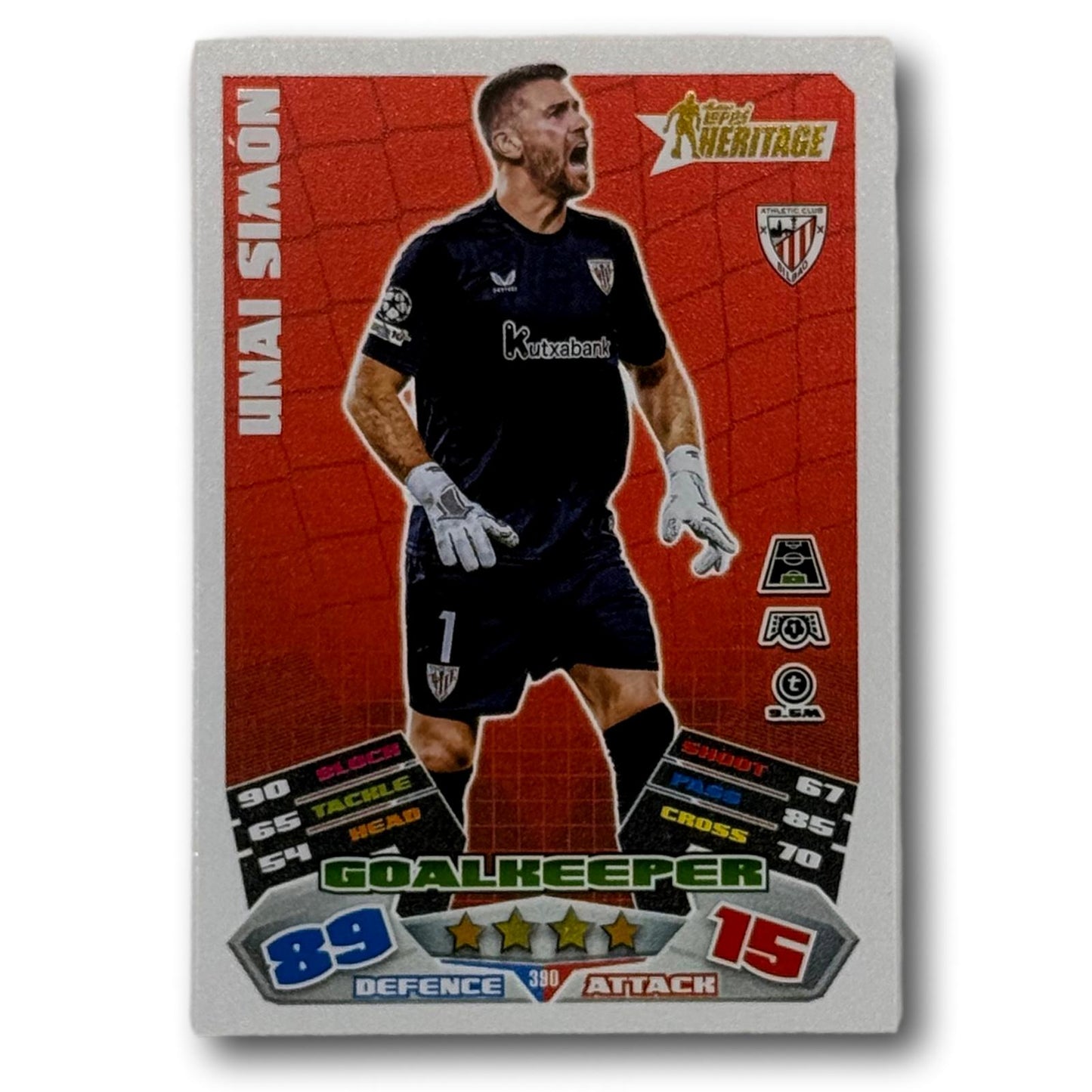Topps Match Attax 2025/26 - Gardien de but - Unai Simon