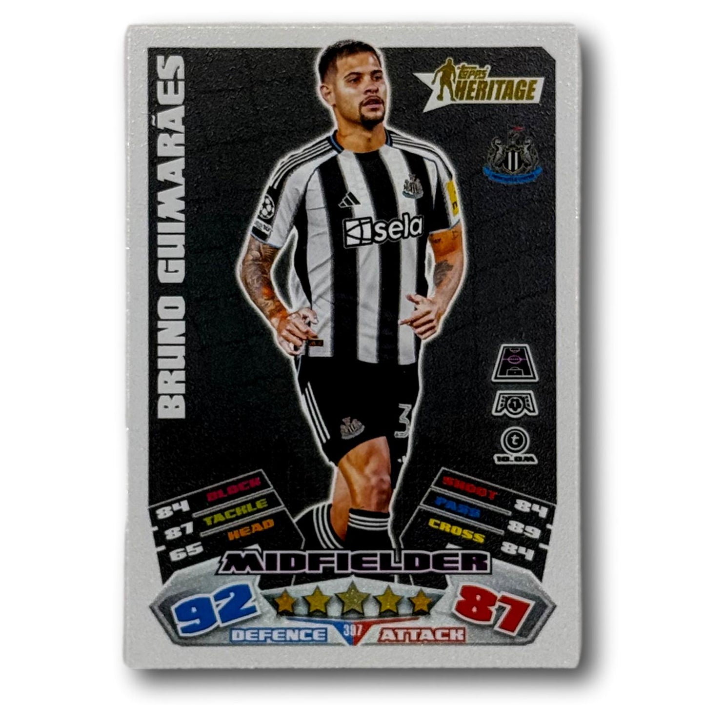 Topps Match Attax 2025/26 - Midfielder - Bruno Guimarães