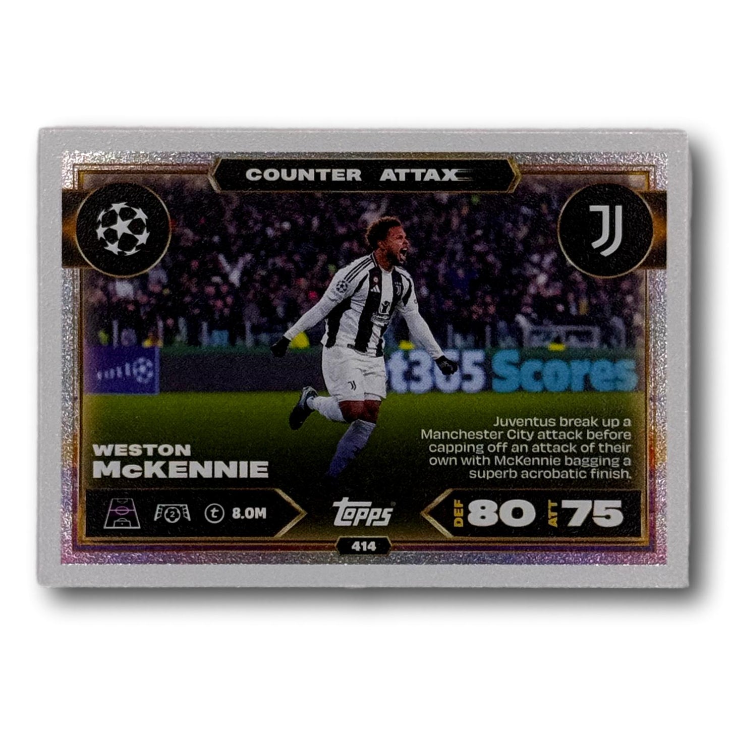 Topps Match Attax 2025/26 - Counter Attax - Weston McKennie