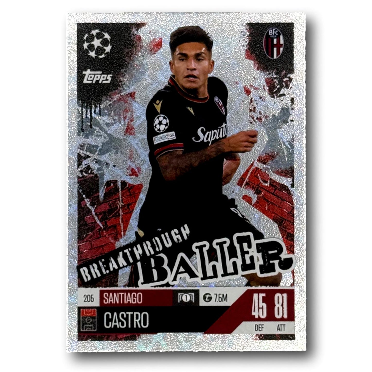 Topps Match Attax 2024/25 - Breakthrough Baller - Santiago Castro