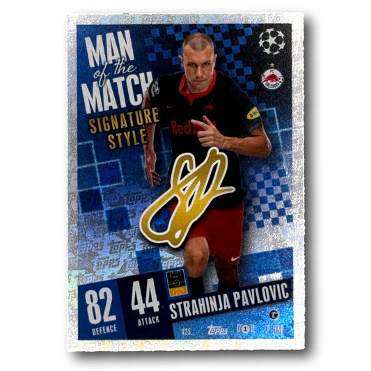 Topps Match Attax 2023/24 - Man of the Match / Signature Style - Strahinja Pavlovic