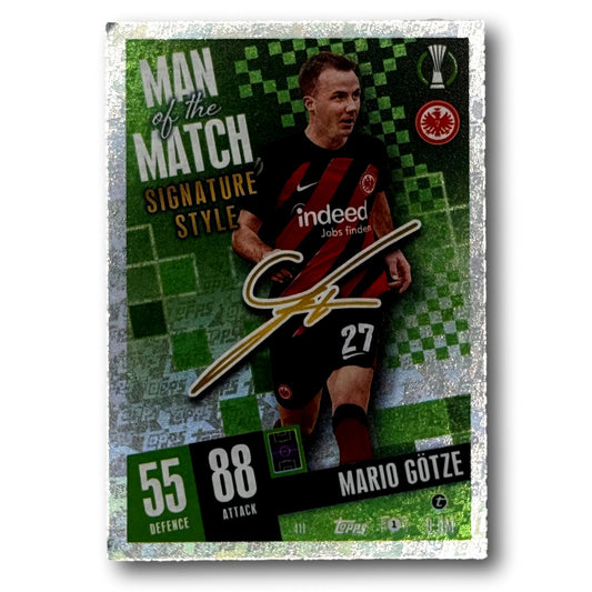 Topps Match Attax 2023/24 - Man of the Match / Signature Style - Mario Götze