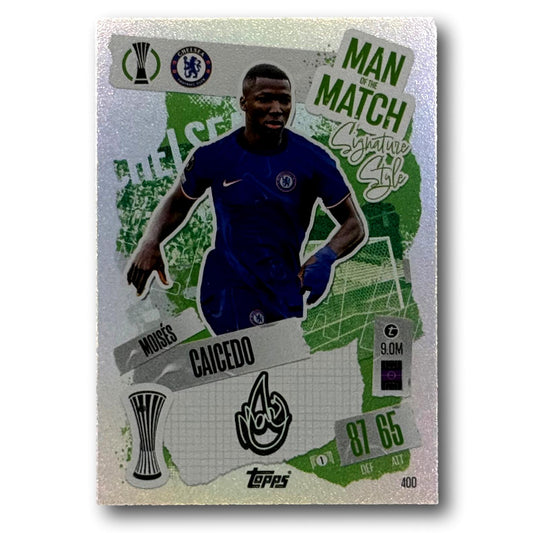 Topps Match Attax 2024/25 - Man of the Match / Signature Style - Moisés Caicedo