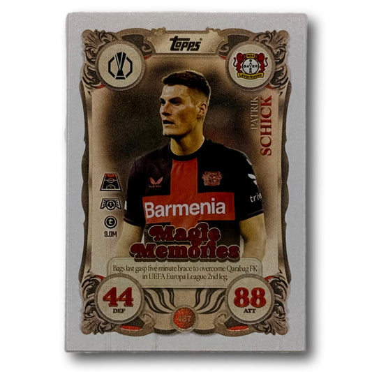 Topps Match Attax 2025/26 - Magic Memories - Patrik Schick