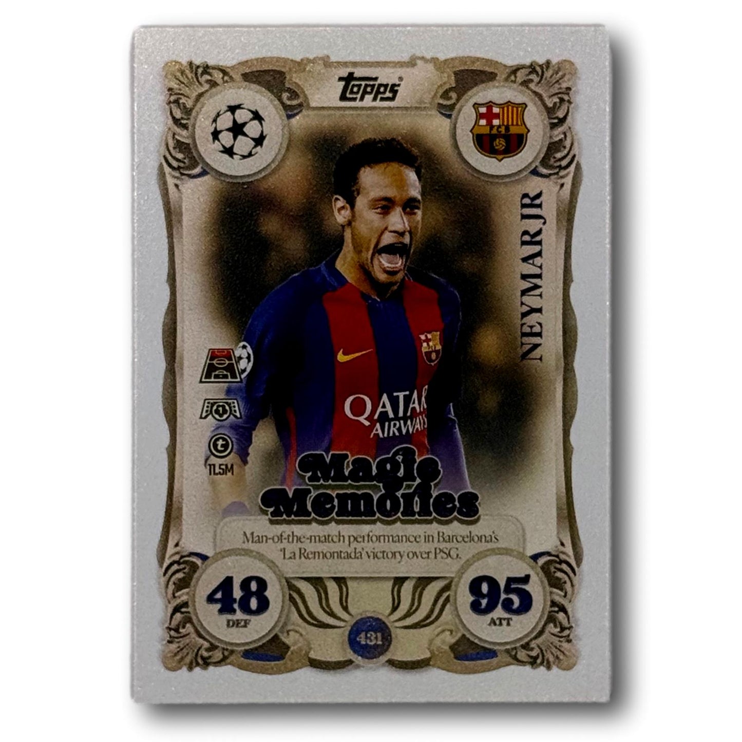 Topps Match Attax 2025/26 - Souvenirs Magiques - Neymar Jr