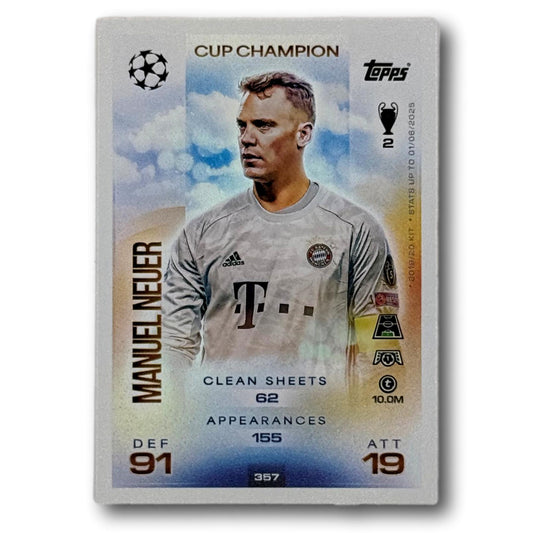 Topps Match Attax 2025/26 - Cup Champion - Manuel Neuer