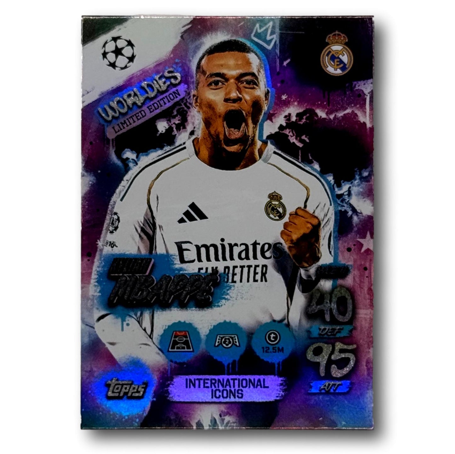 Topps Match Attax 2025/26 - Worldies Limited Edition -  Kylian Mbappé
