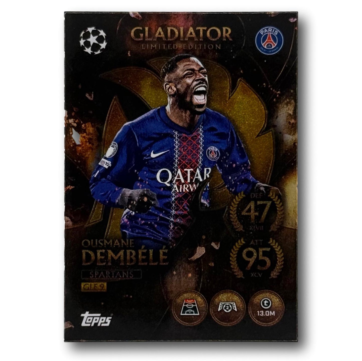 Topps Match Attax 2025/26 - Gladiator Limited Edition - Ousmane Dembélé