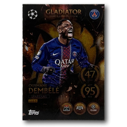 Topps Match Attax 2025/26 - Gladiator Limited Edition - Ousmane Dembélé