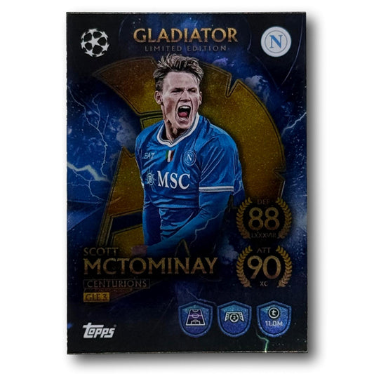 Topps Match Attax 2025/26 - Gladiator Limited Edition - Scott McTominay