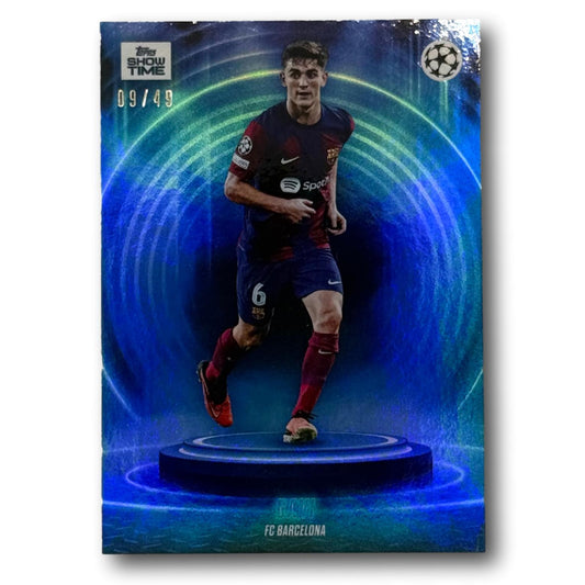 Topps UCC Showtime 2023/24 - Parallèle Bleu - Gavi - N° 09/49