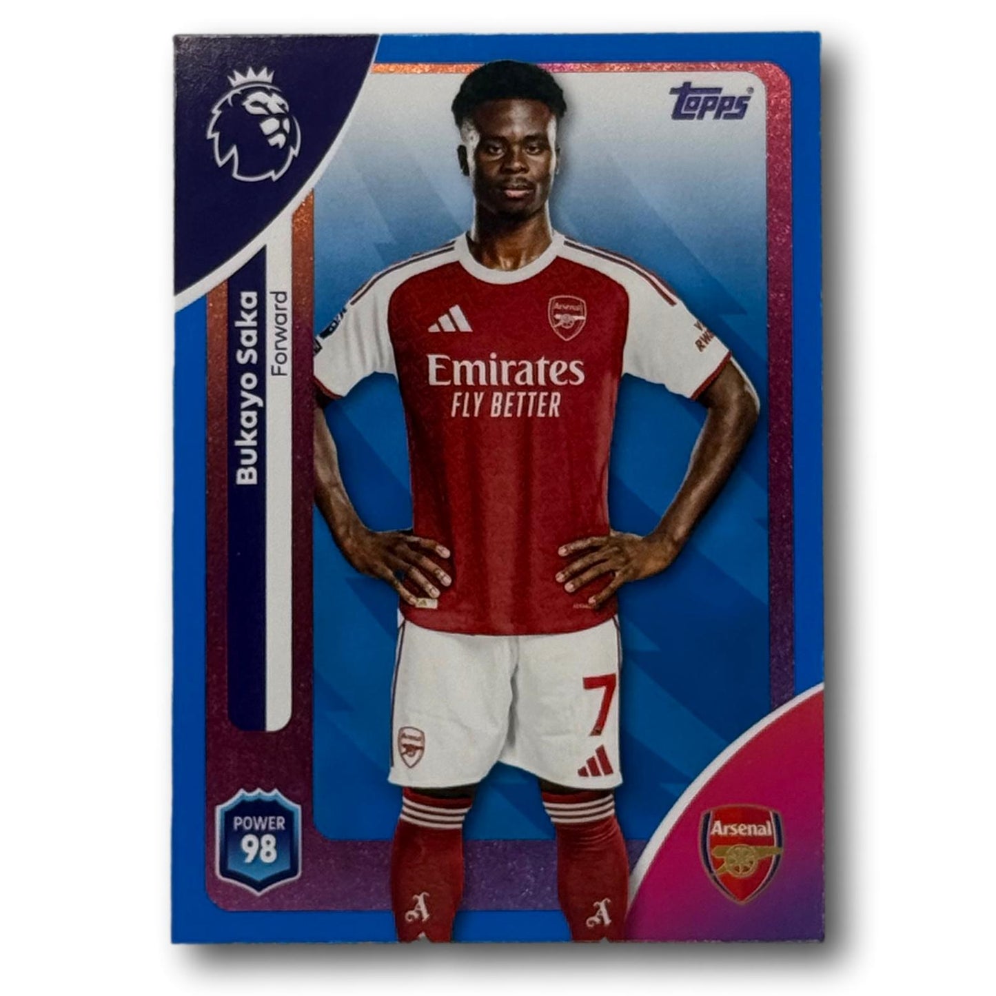 Topps Premier League 2025/26 - Blue Parallel - Bukayo Saka