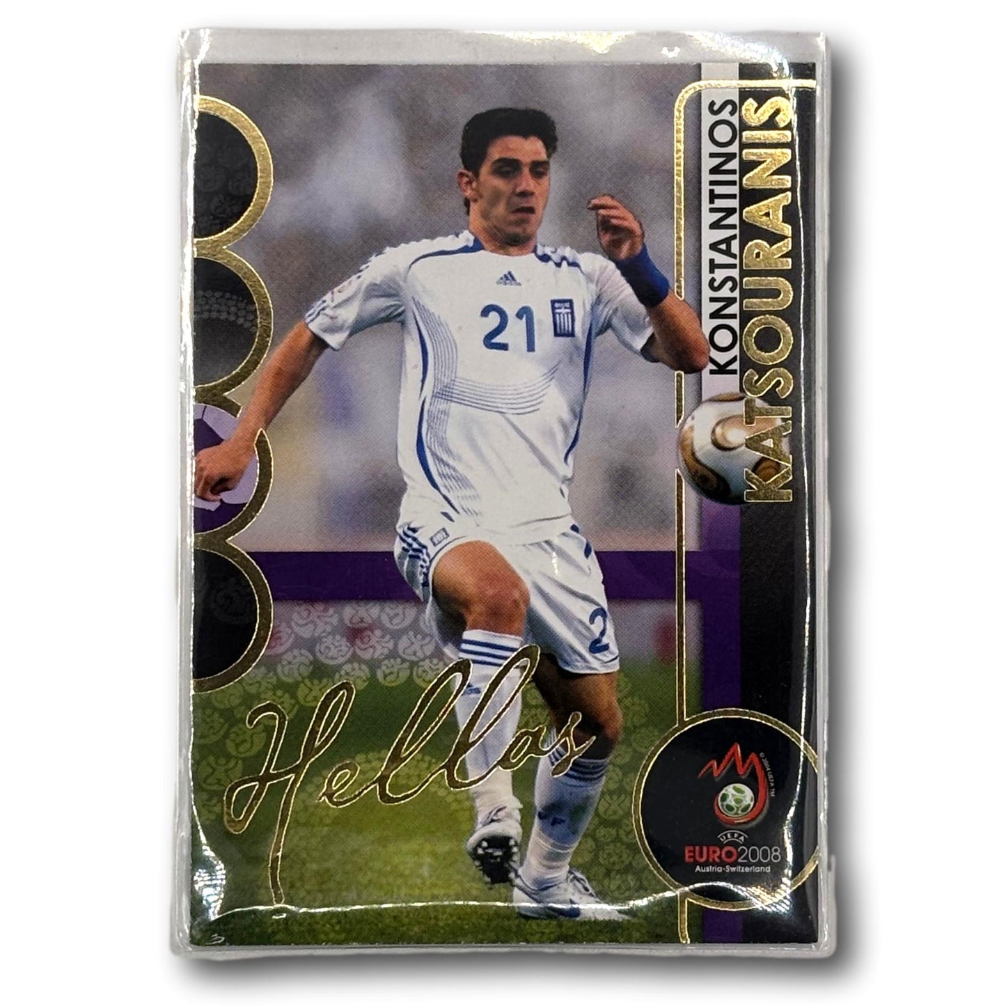 UEFA Euro 2008 - Carton doré - Konstantinos Katsouranis
