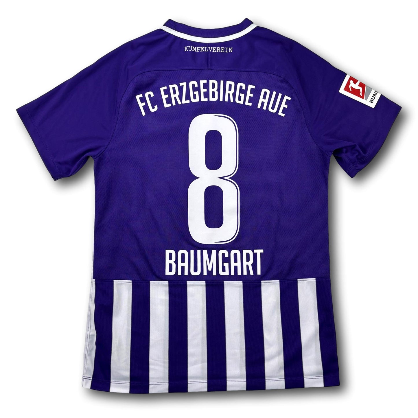 Erzgebirge Aue - 2021-22 - Matchworn - Domicile - M - Nike - Baumgart #8