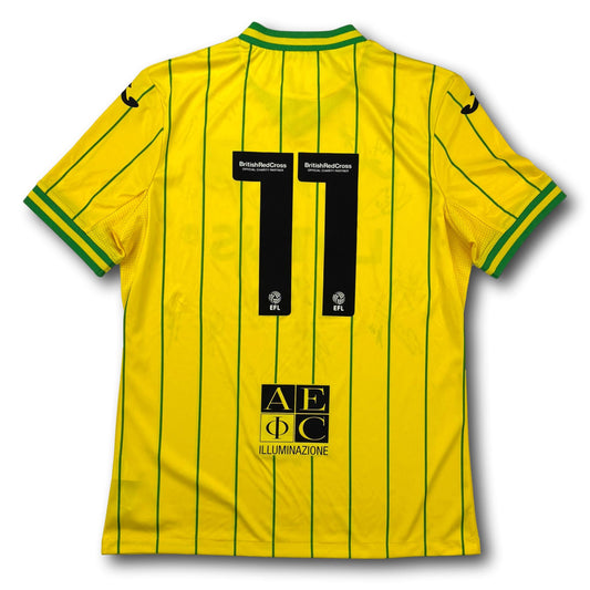 Norwich City - 2022-23 - Home - M - Joma - #11 - signed