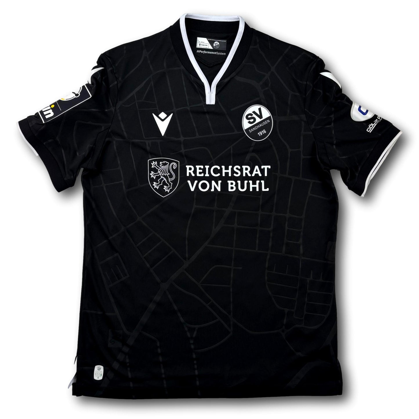 SV Sandhausen - 2023-24 - Porté en match - Extérieur - G - Macron - Zander #19