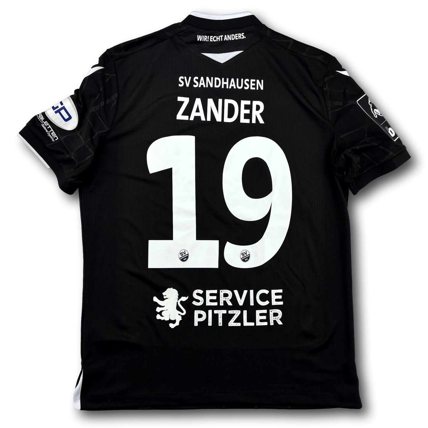 SV Sandhausen - 2023-24 - Porté en match - Extérieur - G - Macron - Zander #19