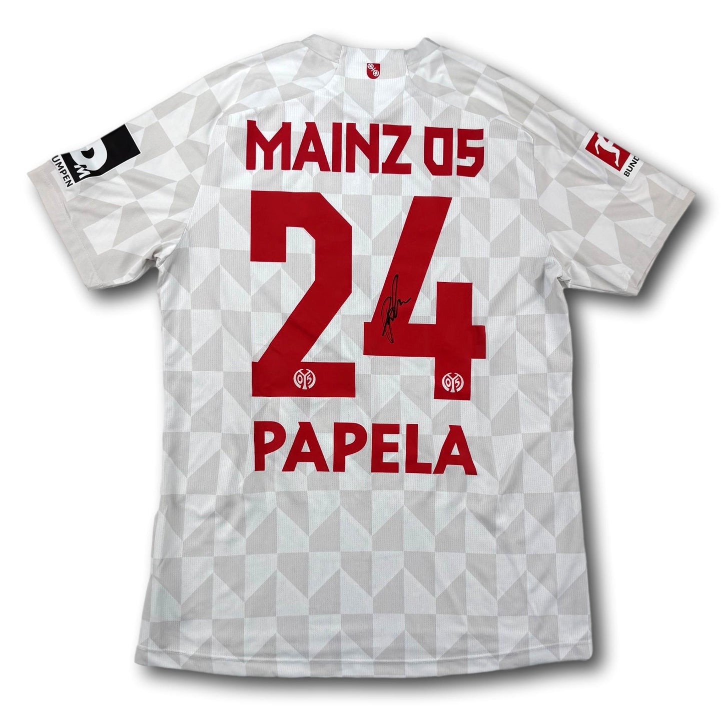 Mayence 05 - 2023-24 - Matchworn - Third - L - Jako - Papela #24 - signé