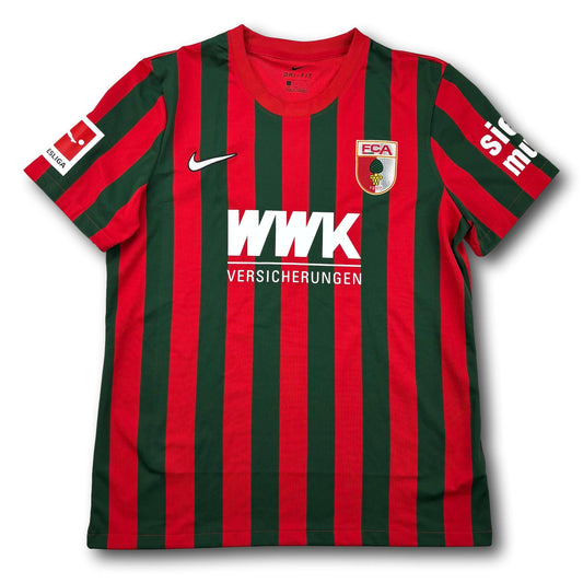 FC Augsburg - 2021-22 - Matchworn - Home - L - Nike - Niederlechner #7