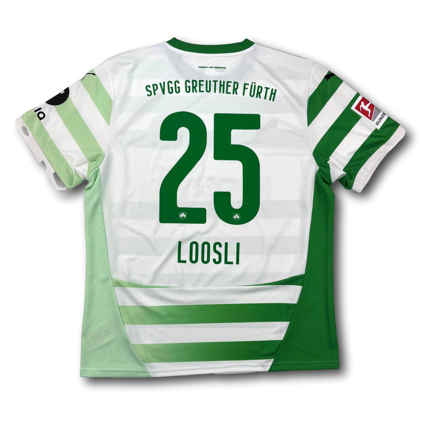 Greuther Fürth - 2024-25 - Maillot porté - Domicile - L - Puma - Loosli #25