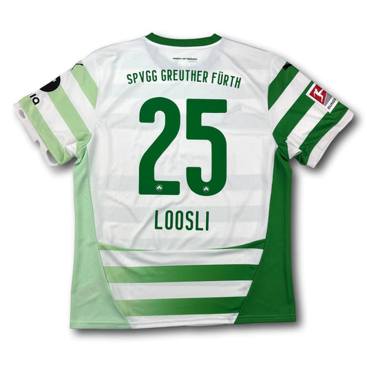 Greuther Fürth - 2024-25 - Maillot porté - Domicile - L - Puma - Loosli #25