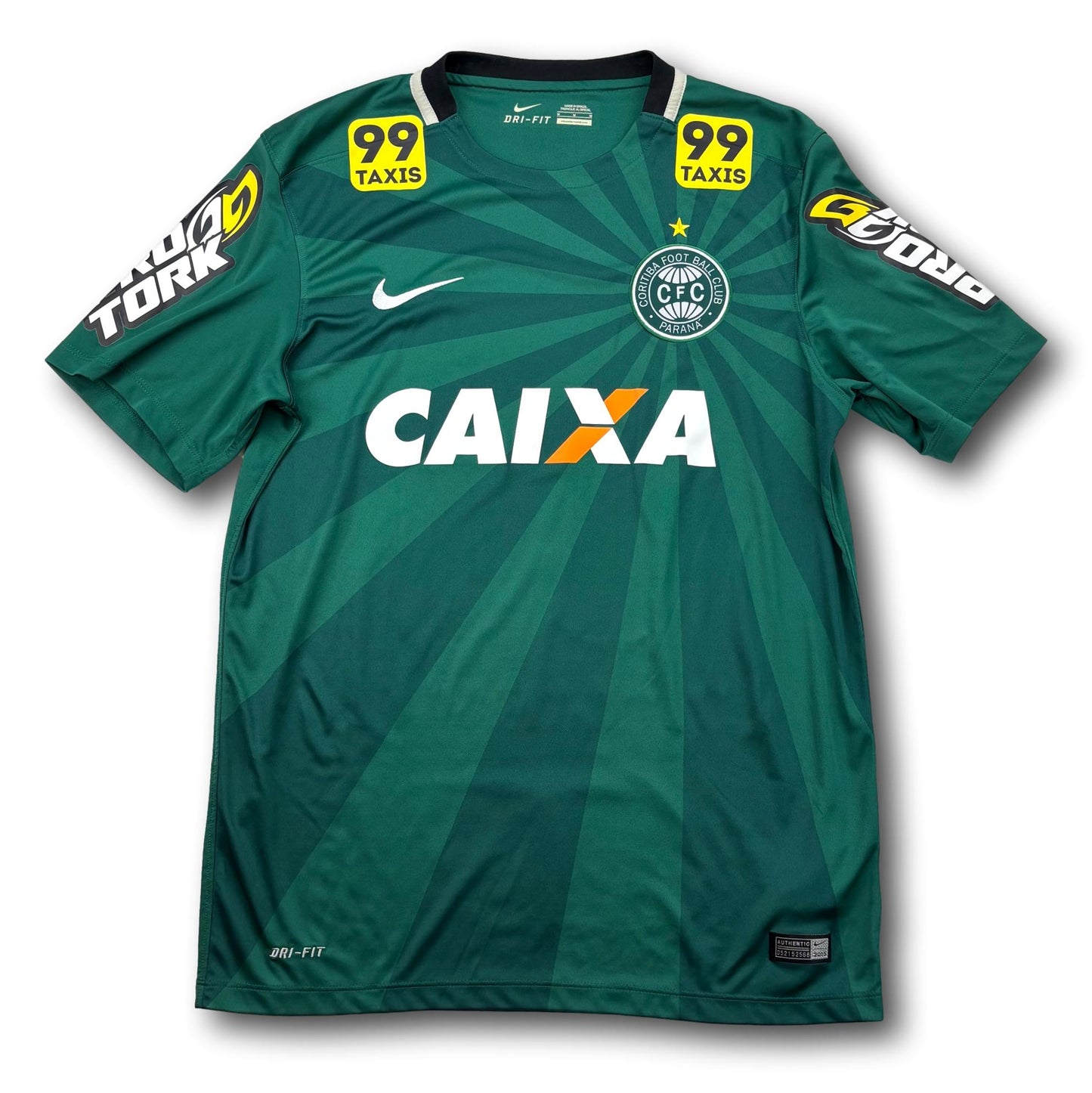 Coritiba Foot Ball Club - 2015 - Préparé pour le match - Quatrième - M - Nike - Henrique #66