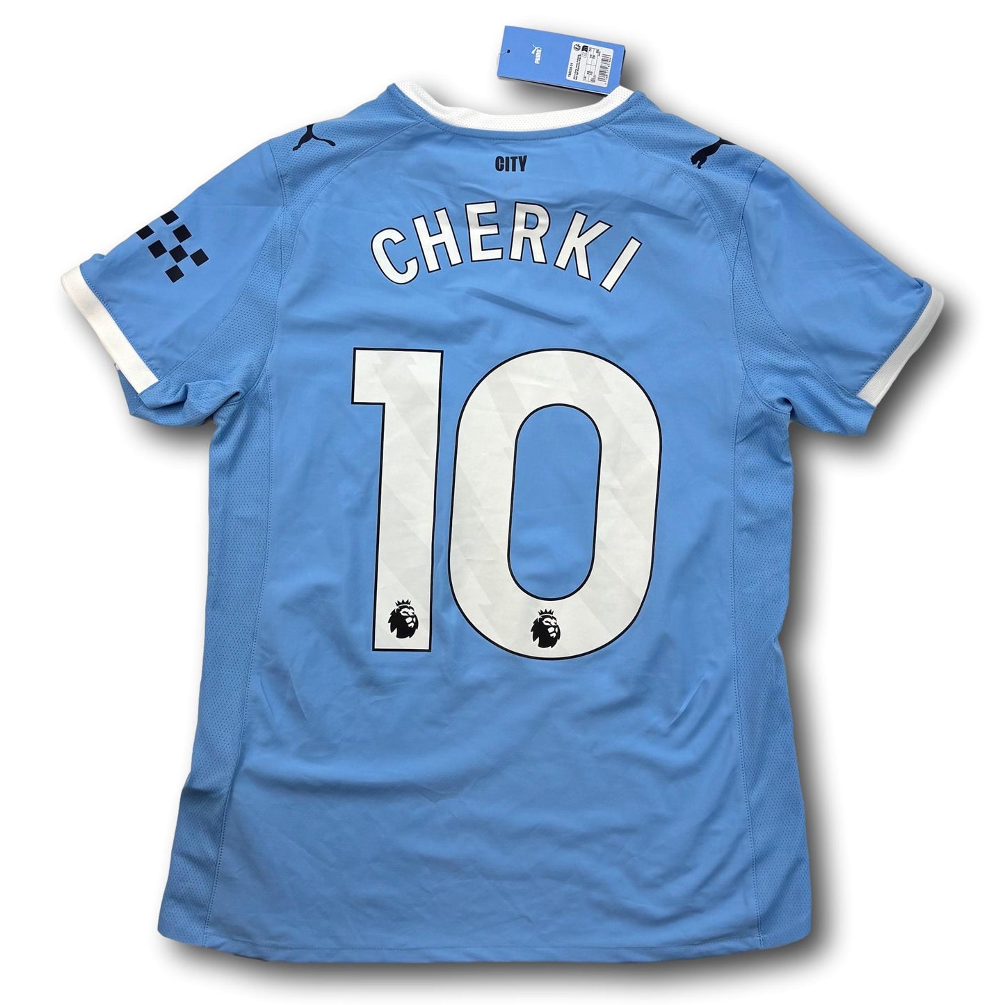 Manchester City - 2025-26 - Authentique - Domicile - XS - Puma - Cherki #10