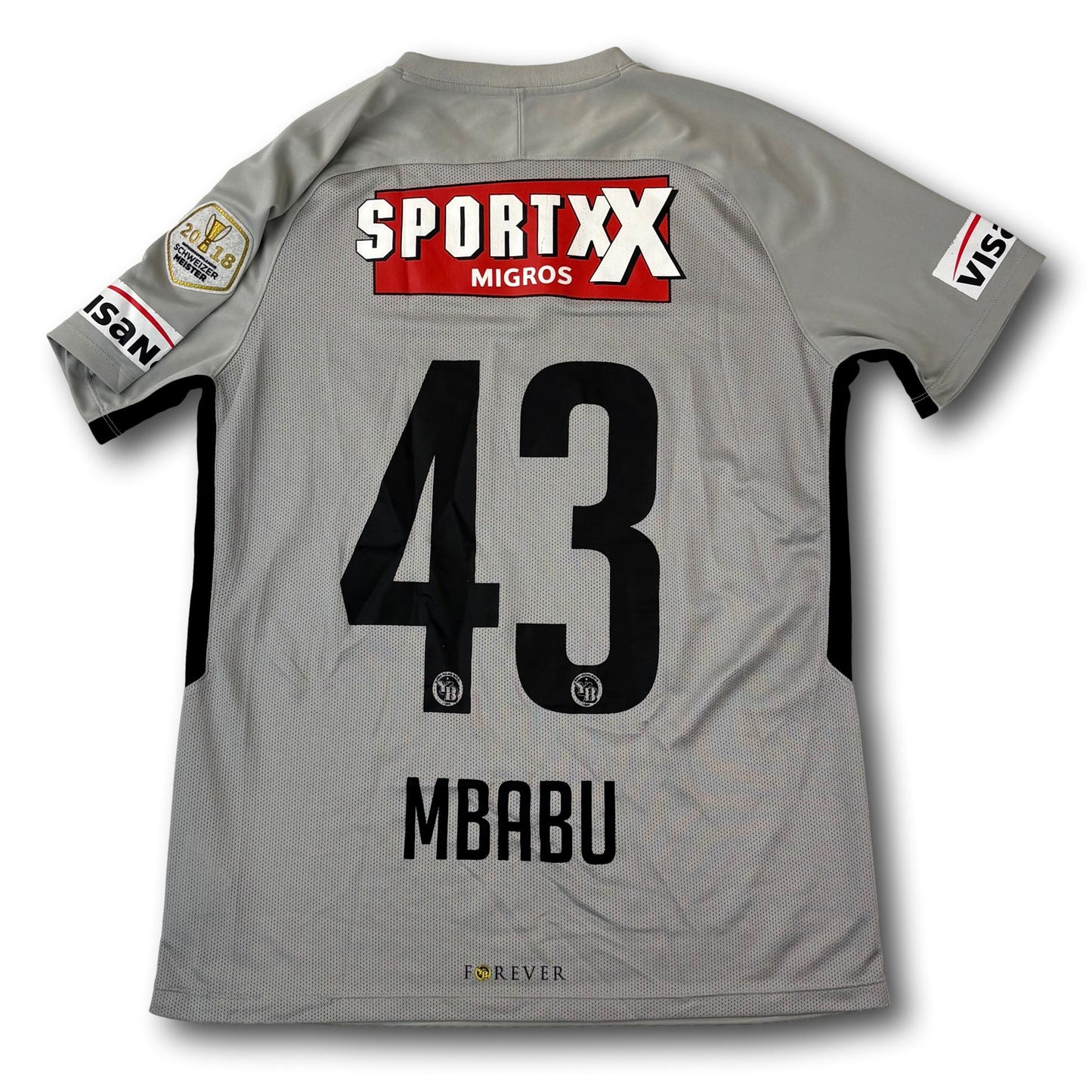 BSC Young Boys - 2018-19 - Away - L - Nike - Mbabu #43
