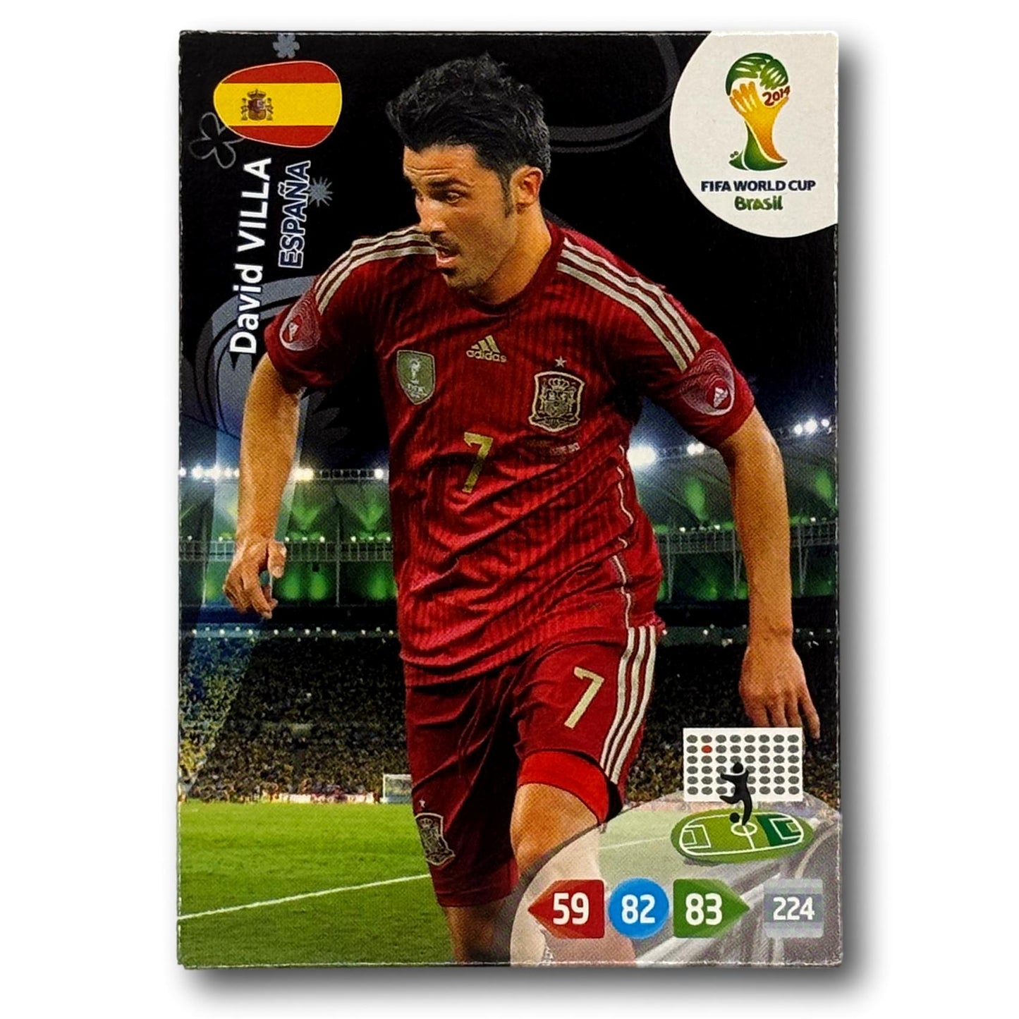 Adrenalyn FIFA World Cup 2014 - David Villa