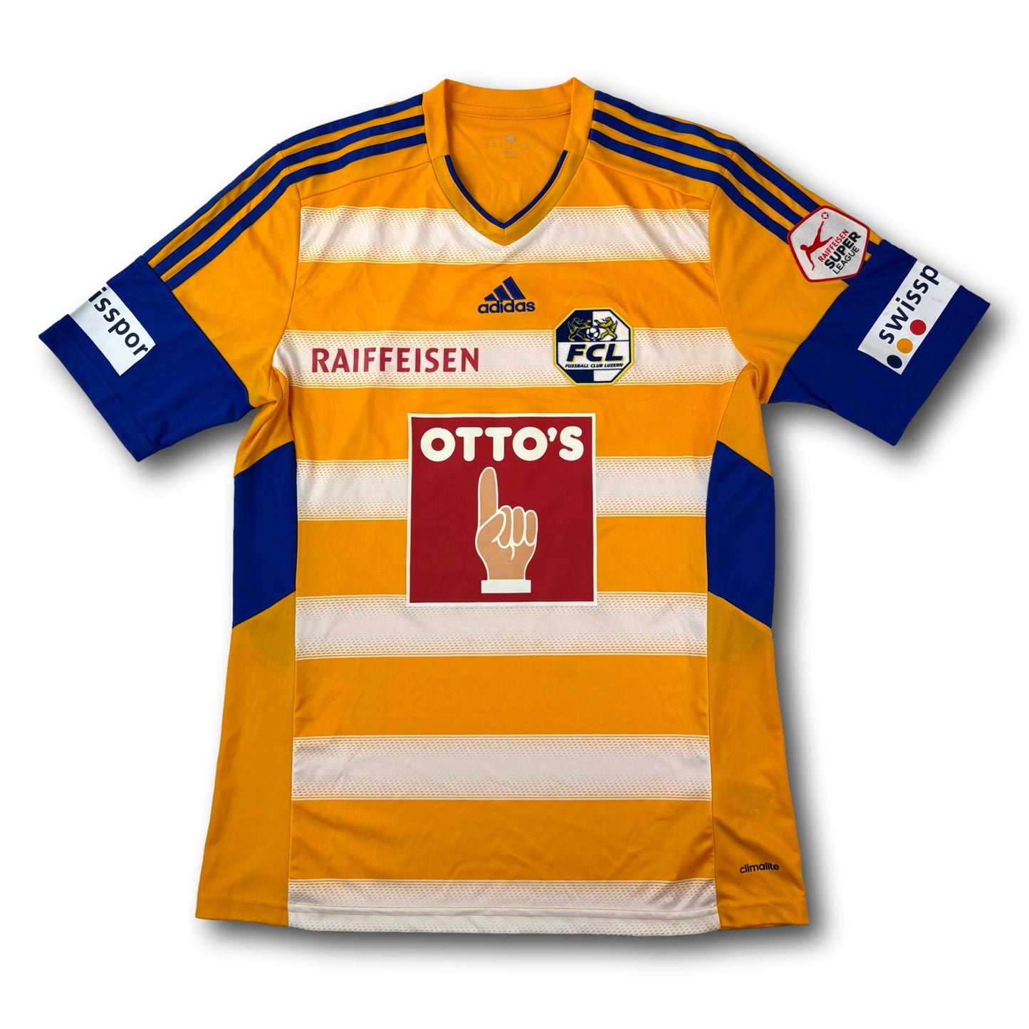 FC Lucerne - 2016-17 - Matchworn - Extérieur - M - adidas - Frey #9