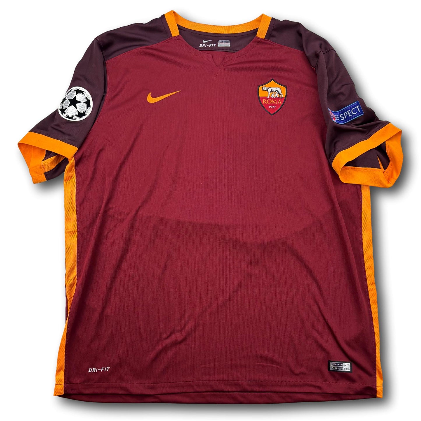 AS Roma - 2015-16 - Domicile - XXL - Nike - Totti #10