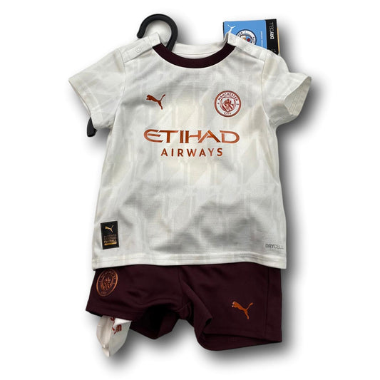 Manchester City Minikit - 2023-24 - Auswärts - 9-12 Monate - Nike