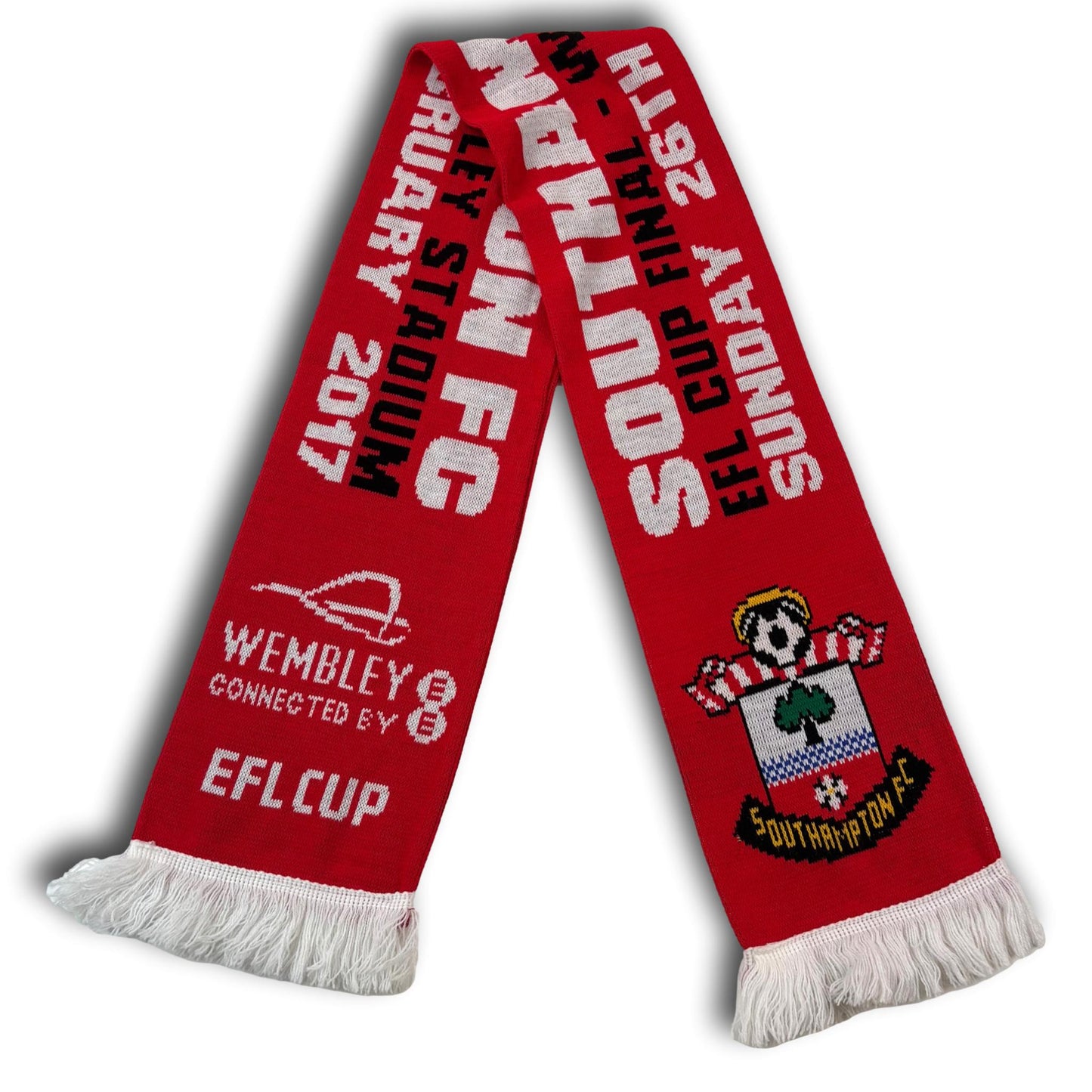Écharpe de supporter du Southampton FC - Finale de la Coupe EFL 2017