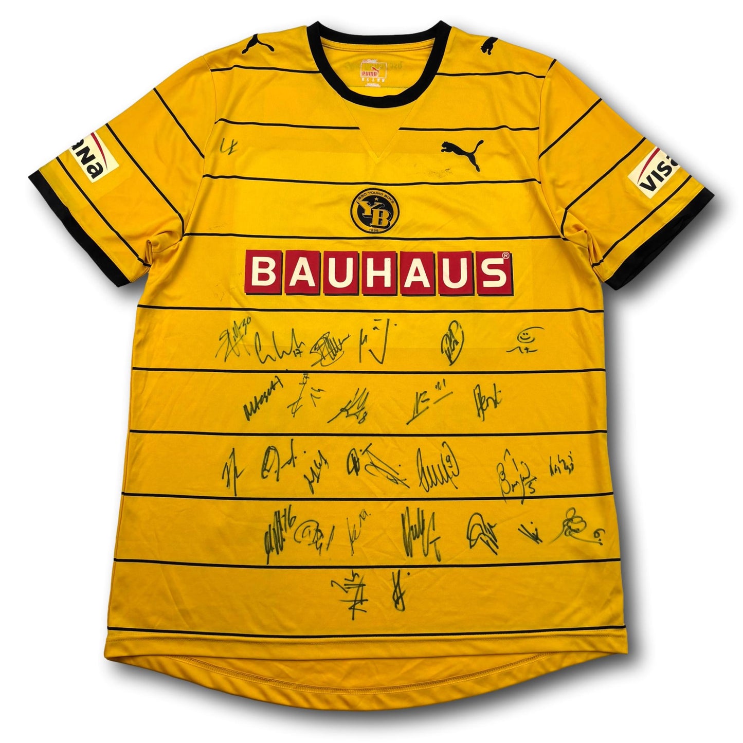 BSC Young Boys - 2011-12 - Domicile - XL - Puma - Nuzzolo #29 - signé