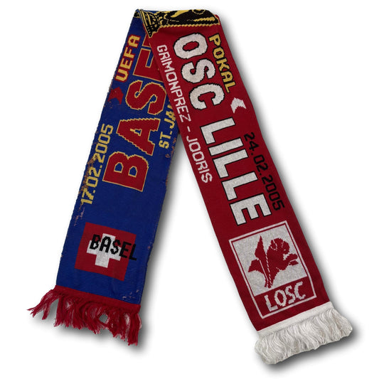 FC Bâle / LOSC Lille - Match de Coupe UEFA 2005 - Fan Foulard