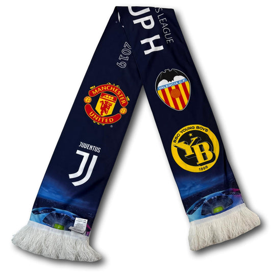 Écharpe de supporter Valence CF / BSC Young Boys / Manchester United / Juventus Turin - Ligue des champions de l'UEFA 2018-19