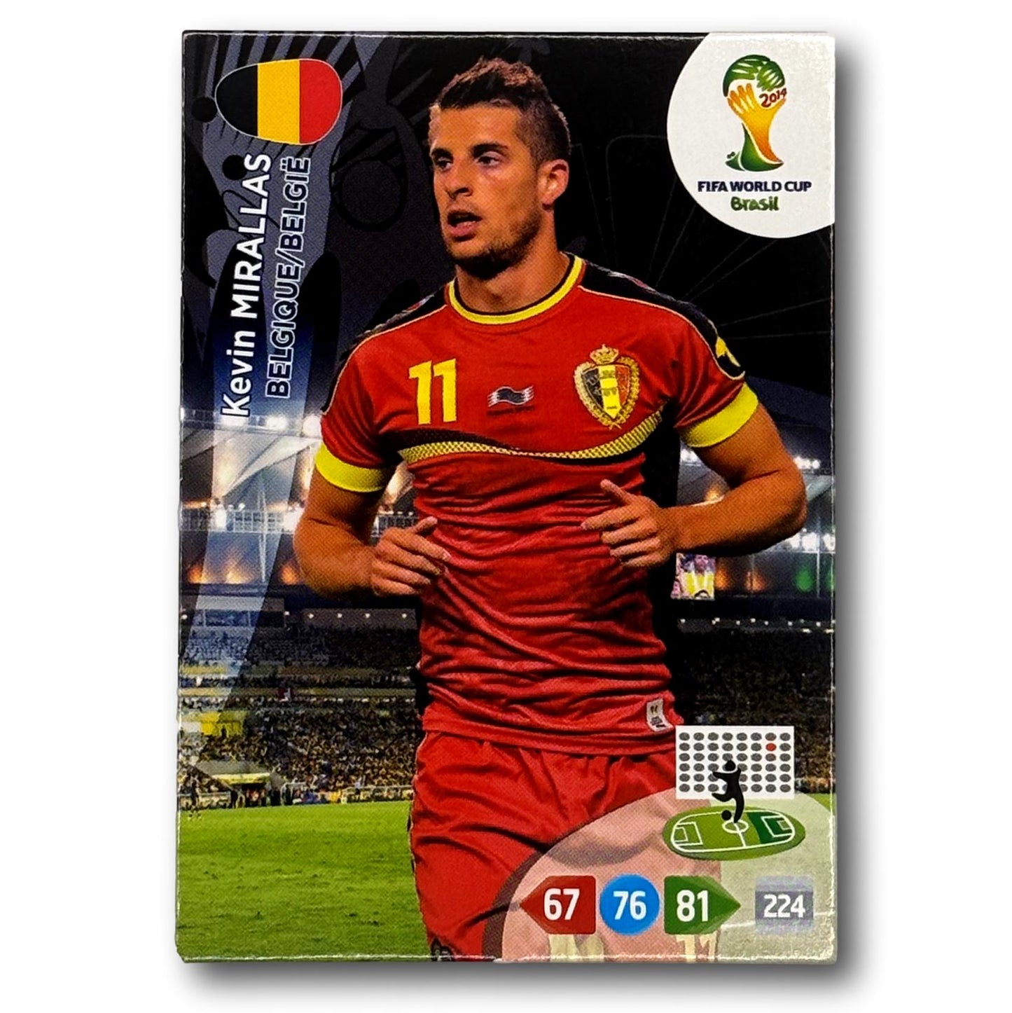 Adrenalyn FIFA World Cup 2014 - Kevin Mirallas