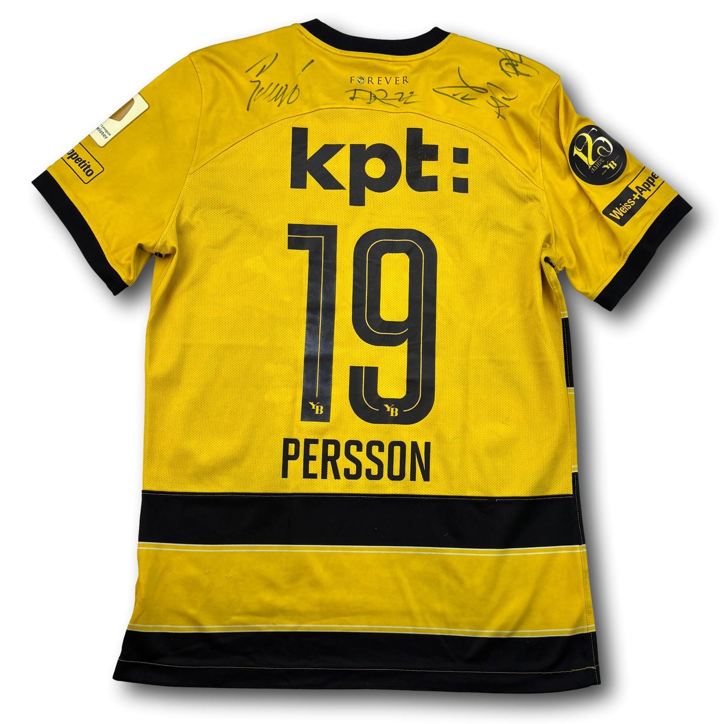 BSC Young Boys - 2023-24 - Domicile - L - Nike - Persson #19 - signé