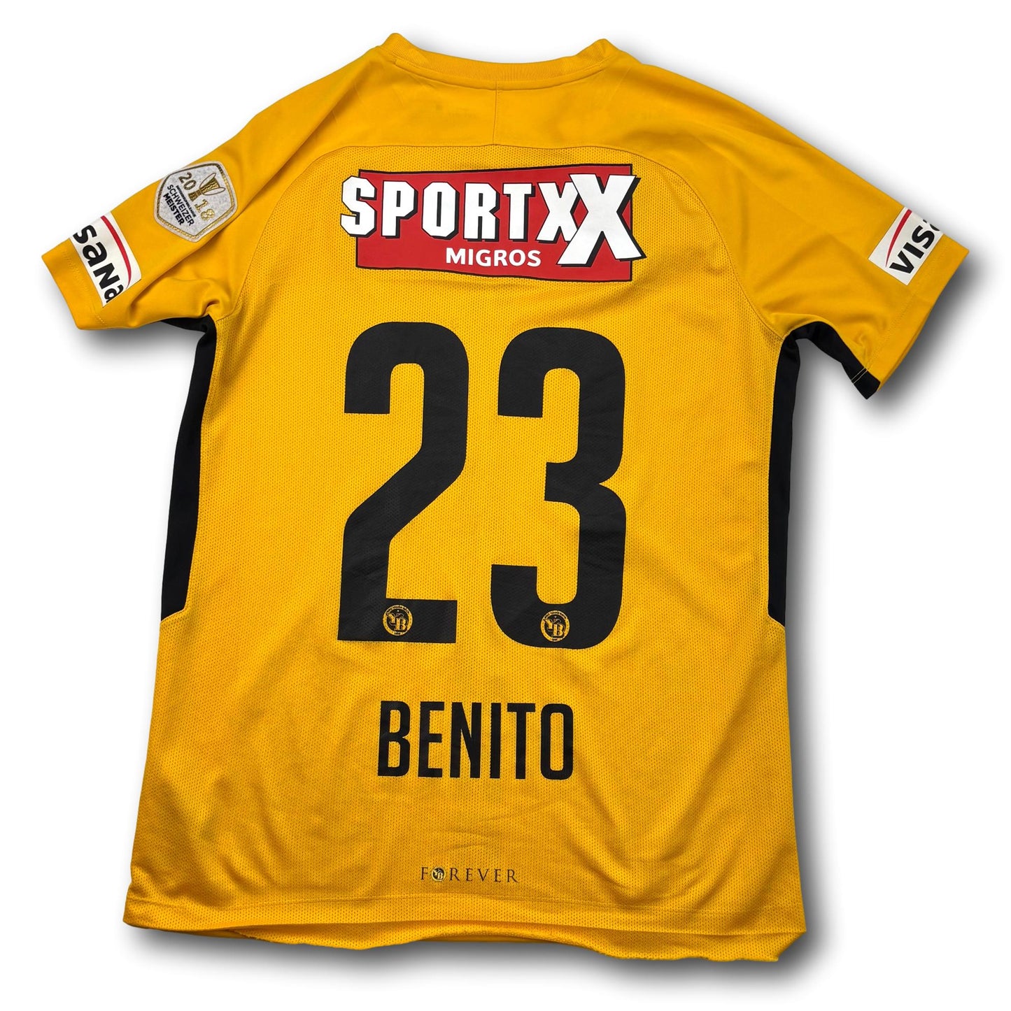 BSC Young Boys - 2018-19 - Porté en match - Domicile - L - Nike - Benito #23