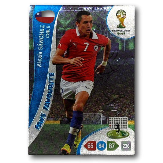 Adrenalyn FIFA World Cup 2014 - Fans' Favourite - Alexis Sanchez