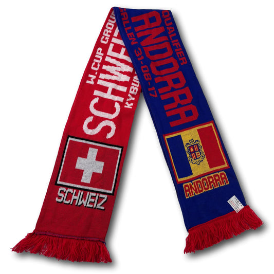 Switzerland / Andorra - 2017 World Cup Qualifying Match - Fan Scarf