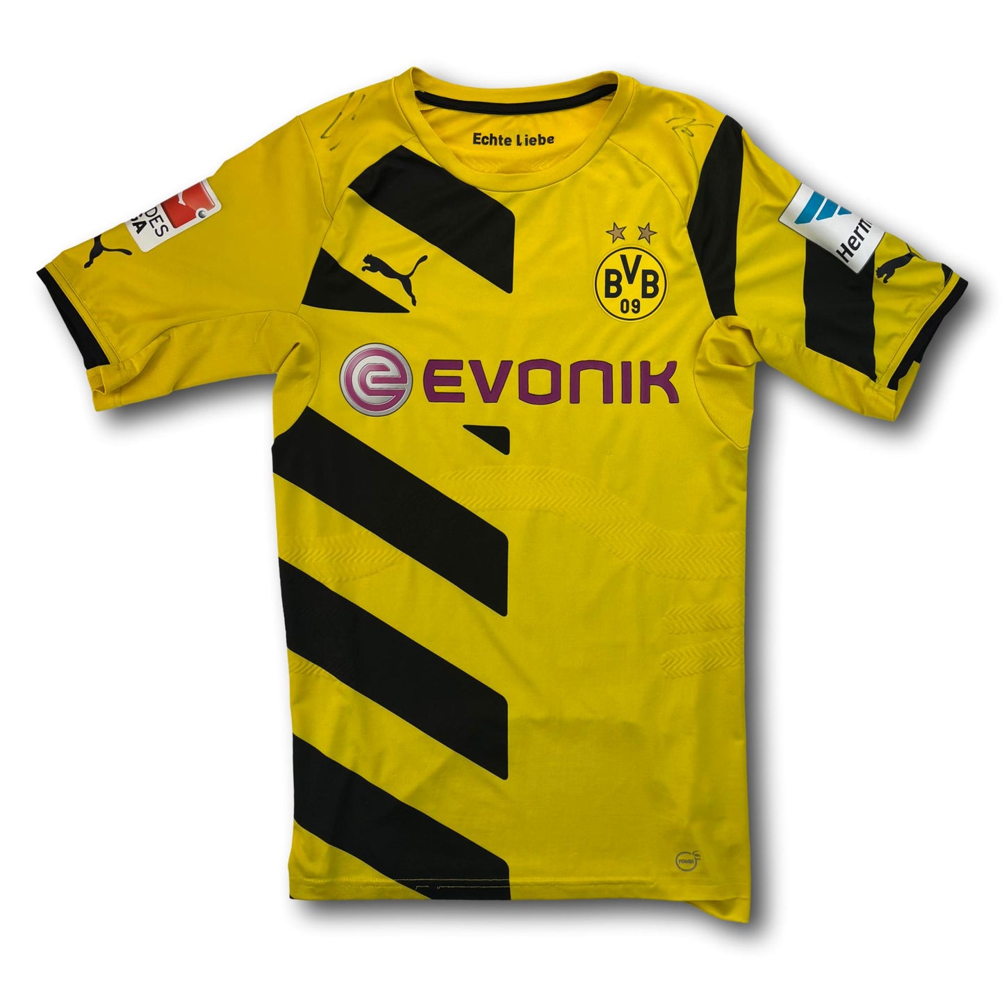 Borussia Dortmund - 2014-15 - Porté en match - Domicile - XL - Puma - Piszczek #26 - signé