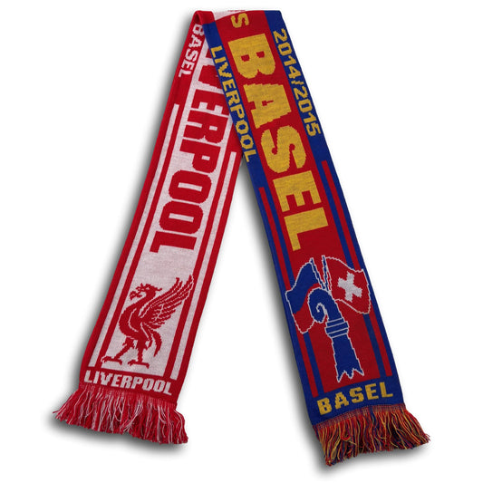Écharpe de supporter FC Bâle / Liverpool FC - Ligue des champions de l'UEFA 2014/15