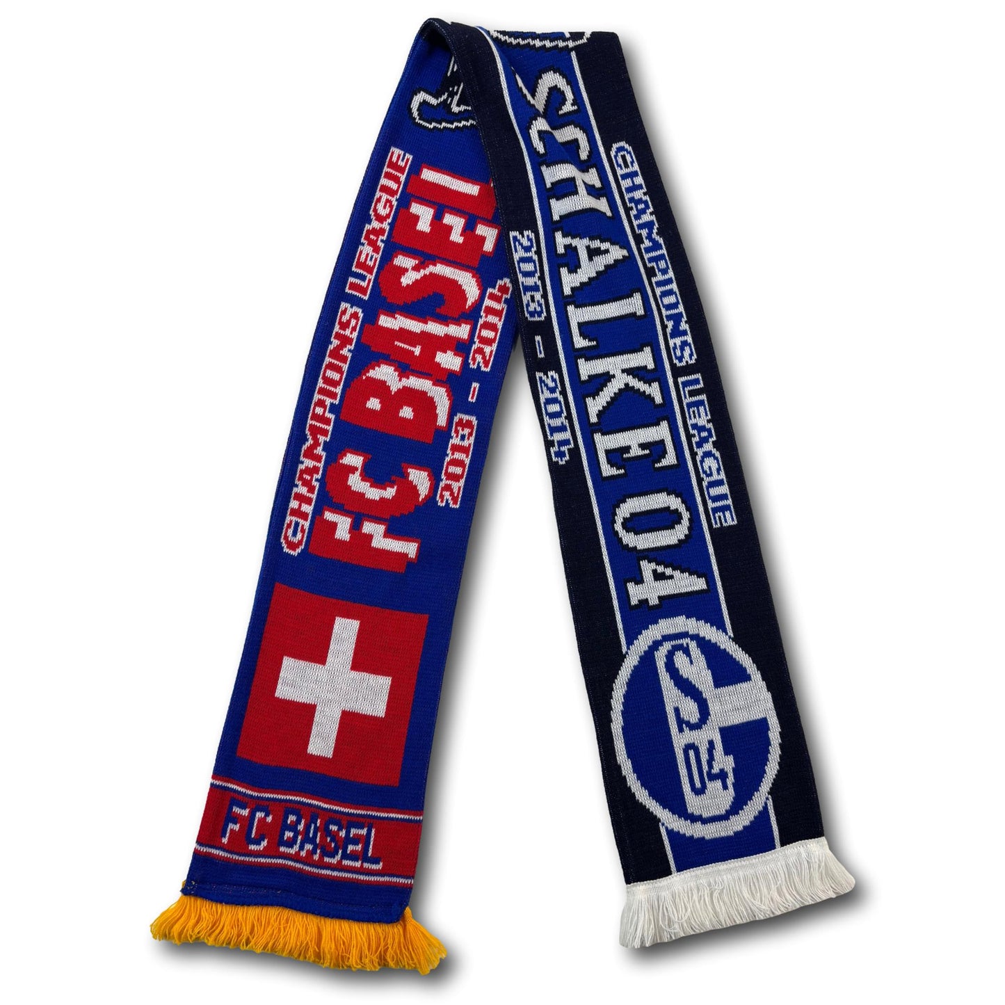 Écharpe de supporter FC Schalke 04 / FC Bâle - Ligue des champions de l'UEFA 2013/2014