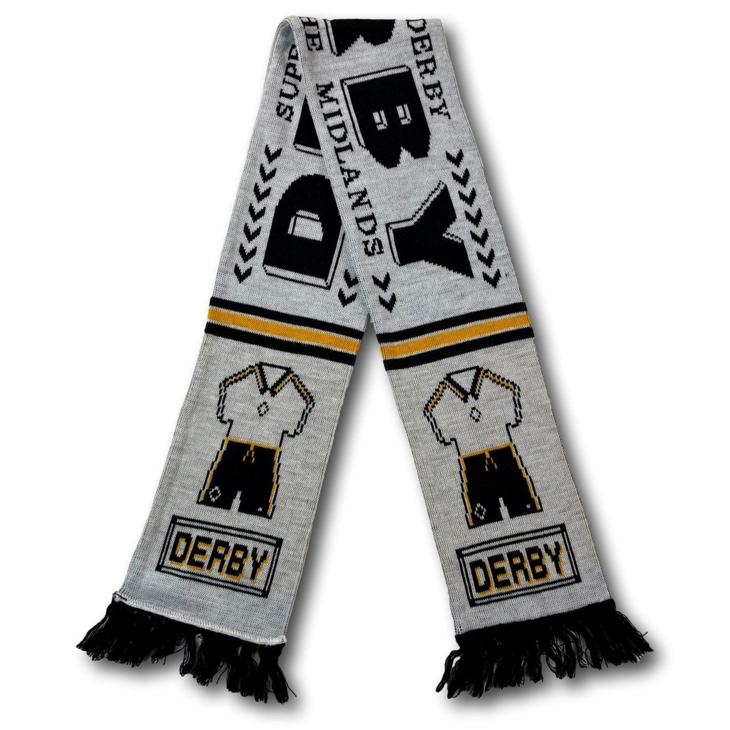 Derby County fan scarf